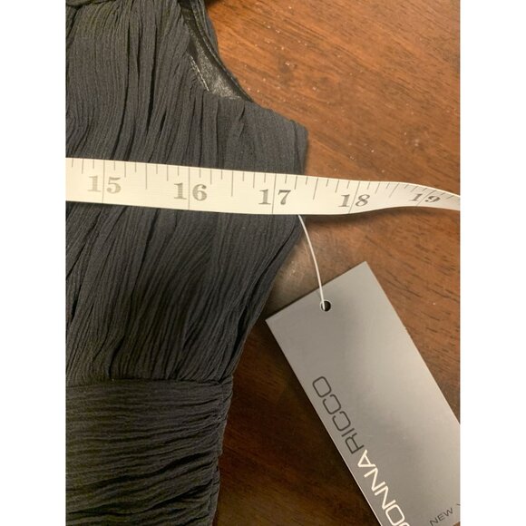 NWT Donna Ricco N.Y. Silk Embellished Boat Neck Empire Waist Formal Dress Size 1 - Picture 5 of 9